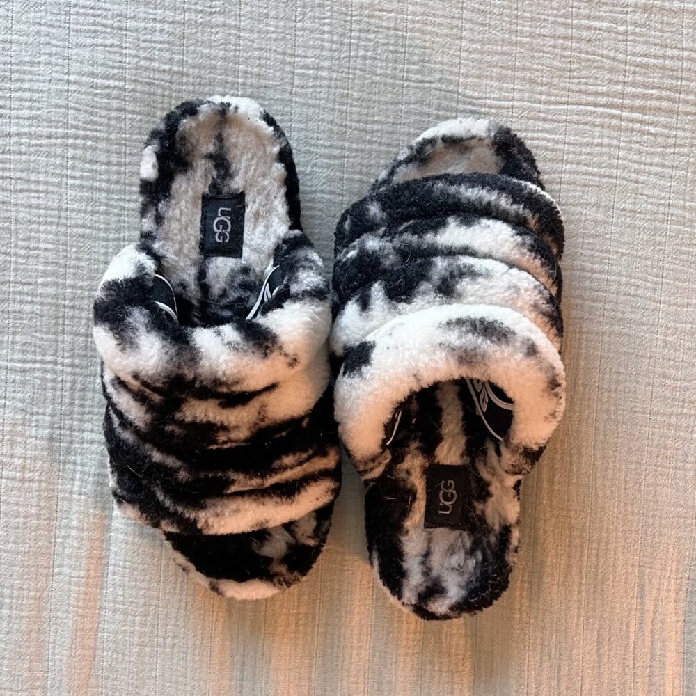 UGG Platform Slippers - Zebra